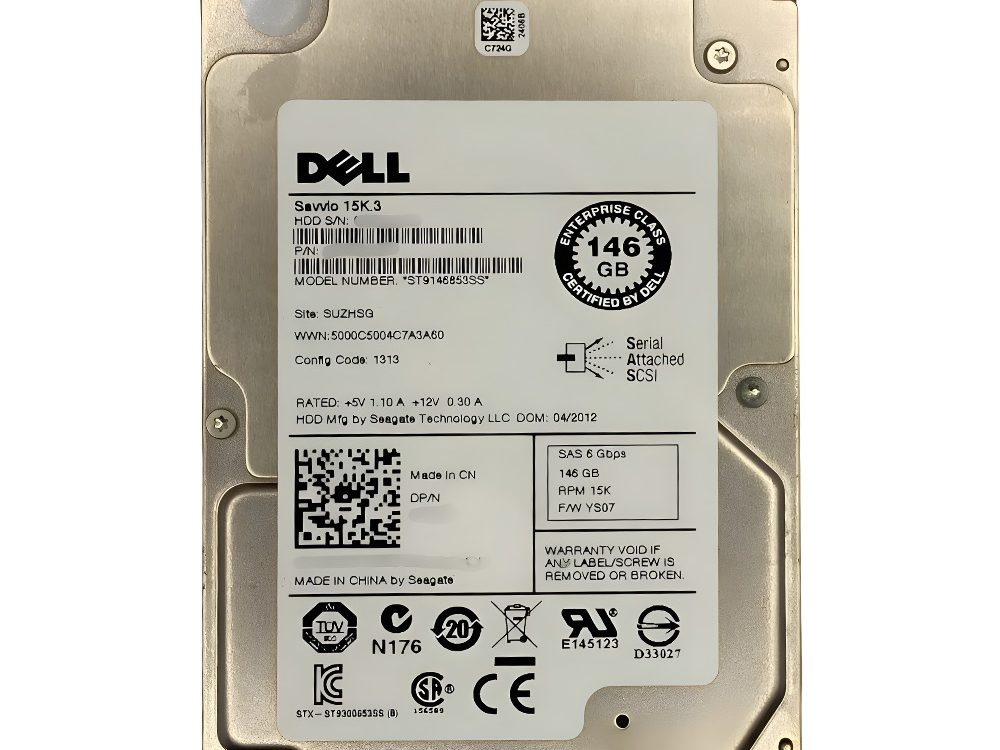Disco Rigido Interno Dell 146Gb 15K 6Gbp/s SAS - 9LD066-251 - 089TH4