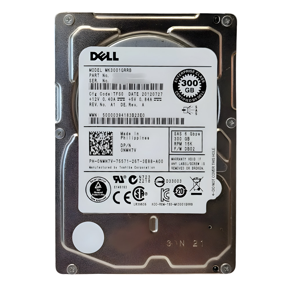 Disco Rígido Interno Dell 300Gb 15K 2.5 SAS - 0H8DVC - Imagem 3