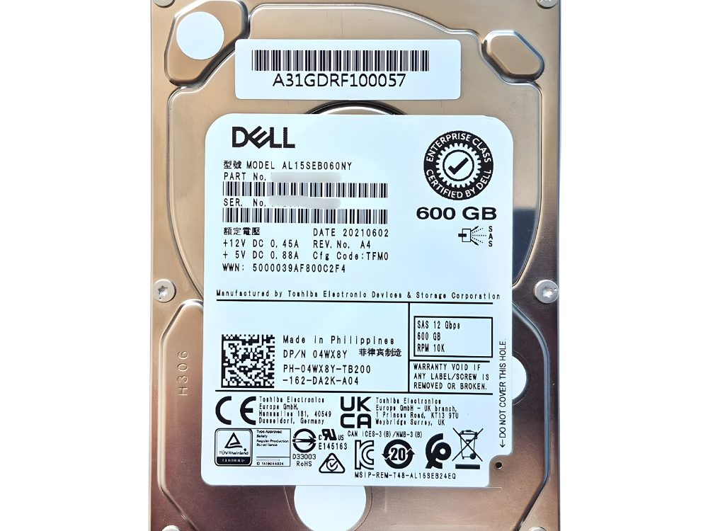 Disco Rígido Interno WD 600Gb 10K 2.5 SAS - WD6002BKTG