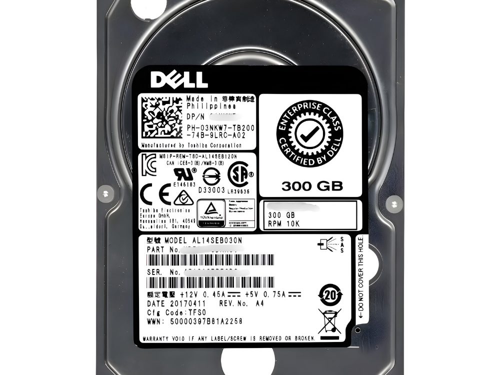 Disco Rigido Interno Dell 300Gb 10K 6Gbp/s SAS - 9TE66-150 - 0745GC