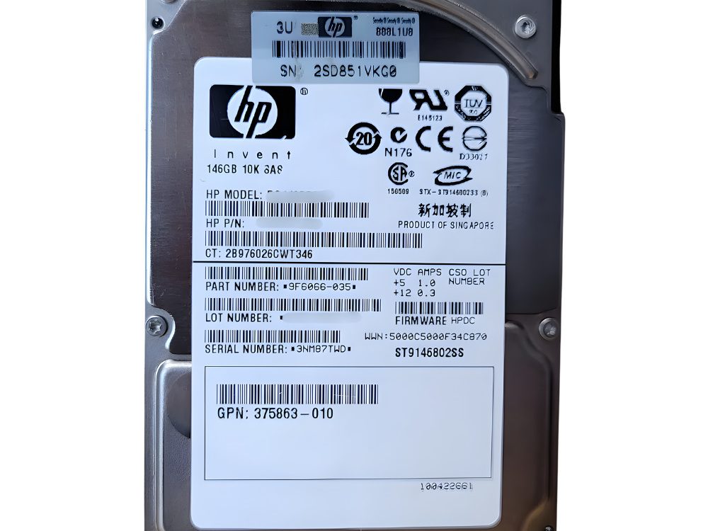 Disco Rígido Interno Dell 146Gb 10.5K 2.5 SAS - 0X160K