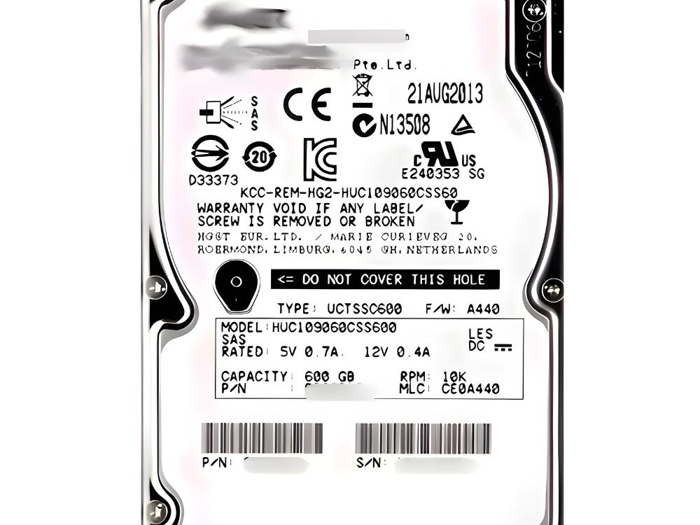 Disco Rígido Interno IBM 600Gb 10K 2.5 SAS - 9PN066-039