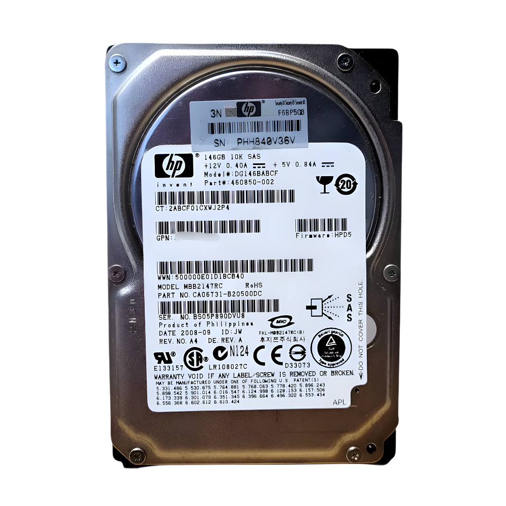 Disco Rígido Interno HP 146Gb 10K 2.5 SAS - 468050-002 - Imagem 3