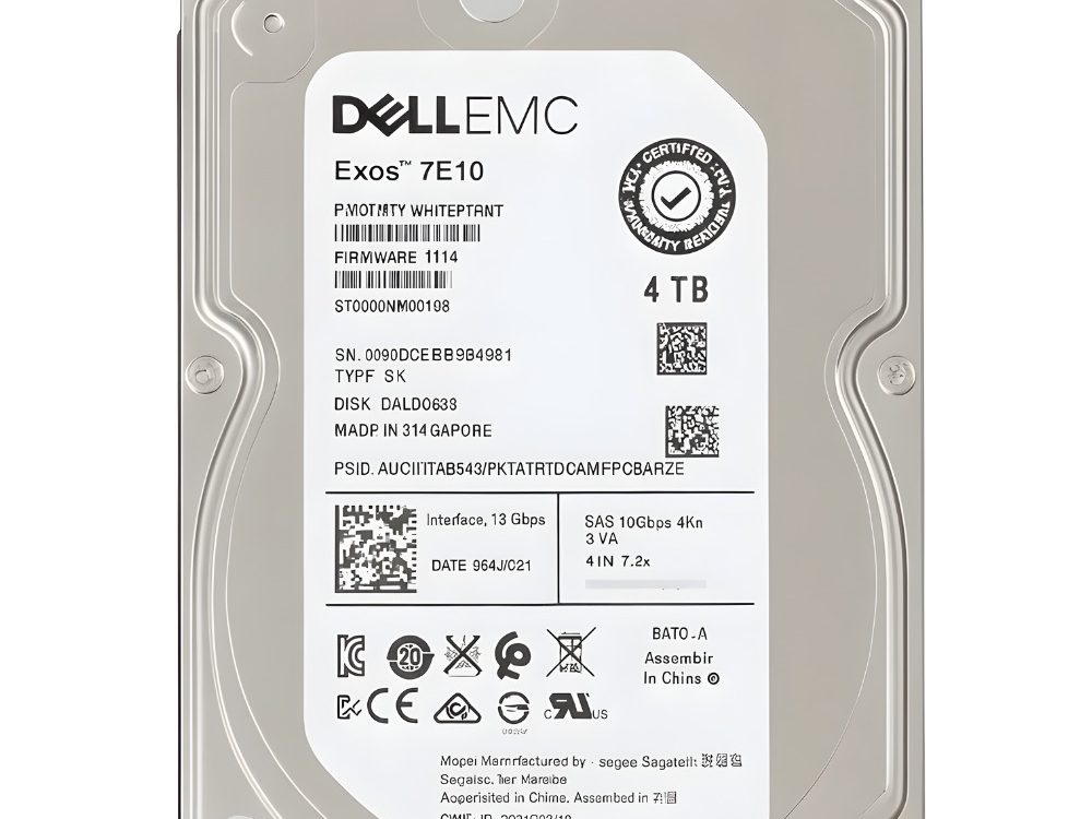 Disco Rigido Interno Dell 4Tb 7.2K 3.5 SATA - 0THGNN - 09PR63