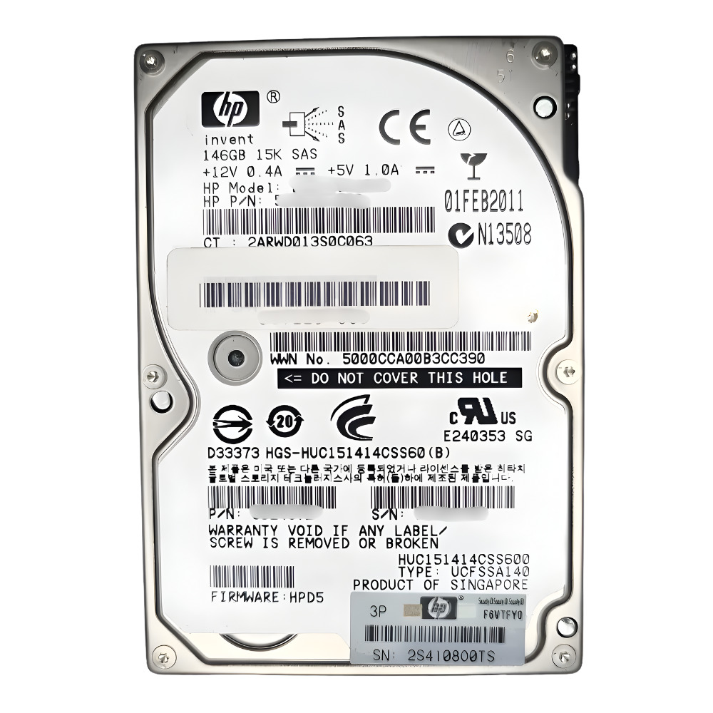 Disco Rigido Interno HP 146Gb 15K 12Gbp/s SAS - 518216-002 - Imagem 3