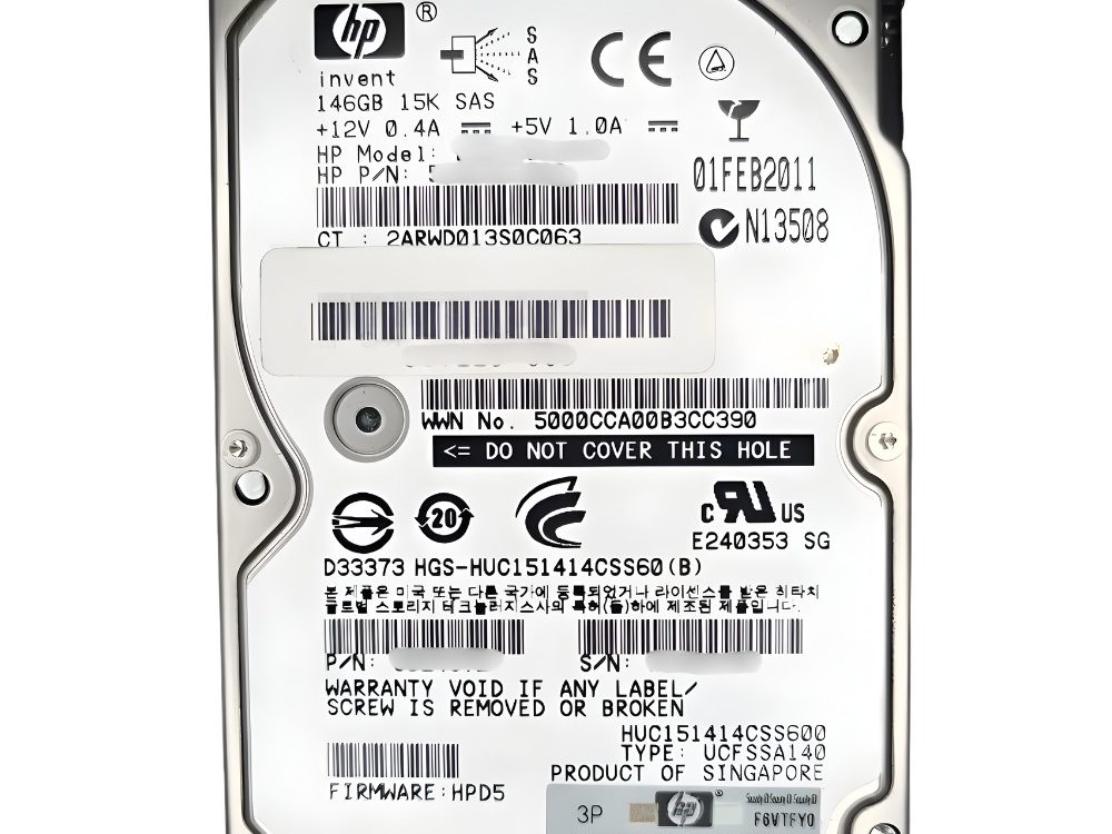 Alternative view of Disco Rigido Interno HP 146Gb 15K SAS - 627114-001