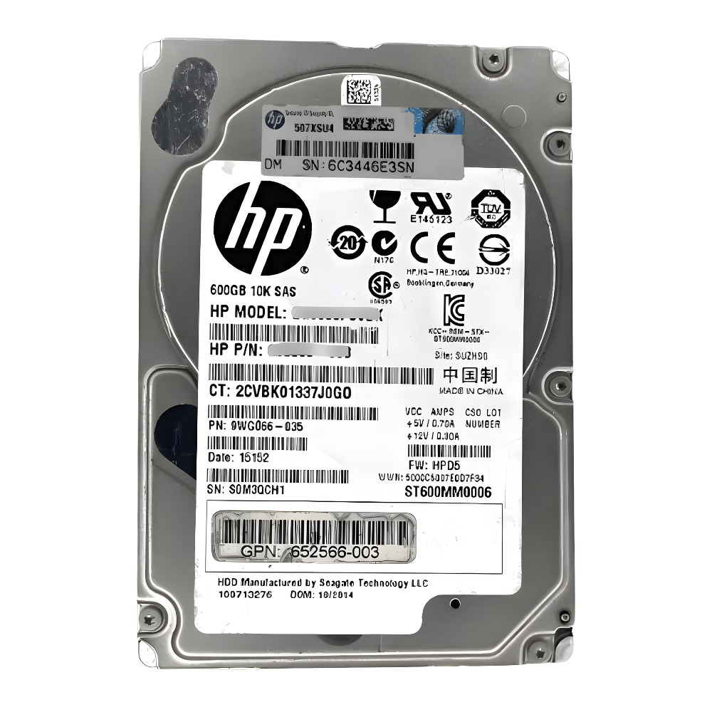 Disco Rígido Interno HP 600Gb 10K 2.5 SAS - 781581-001