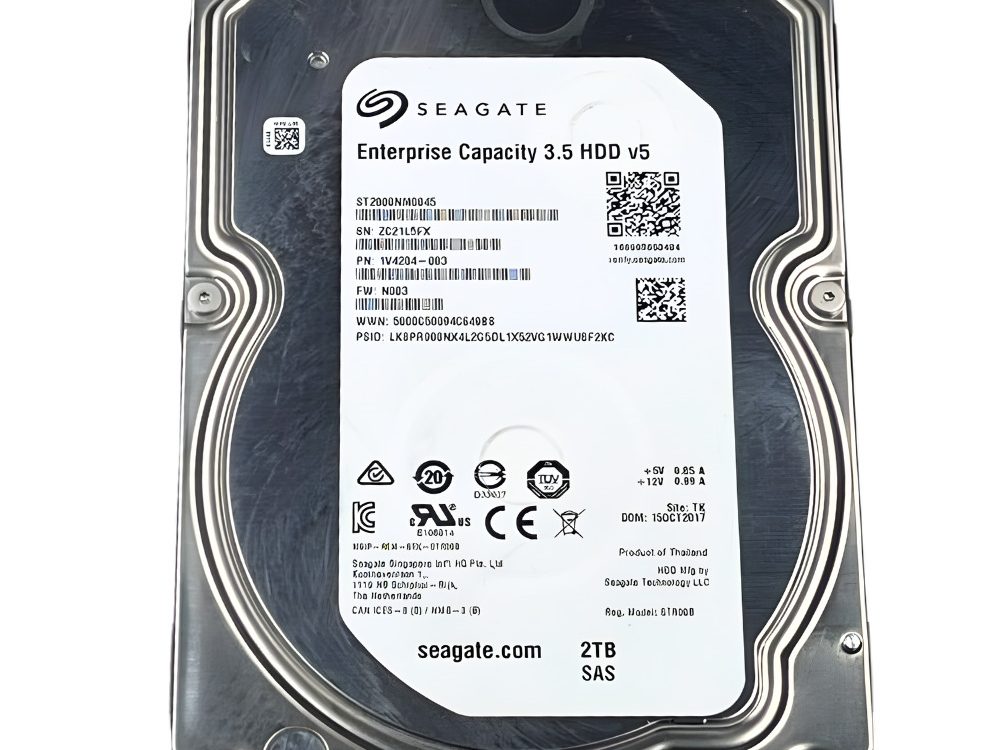 Disco Rígido Interno Seagate 2Tb 7.2K 3.5 SAS - 1V4204-003