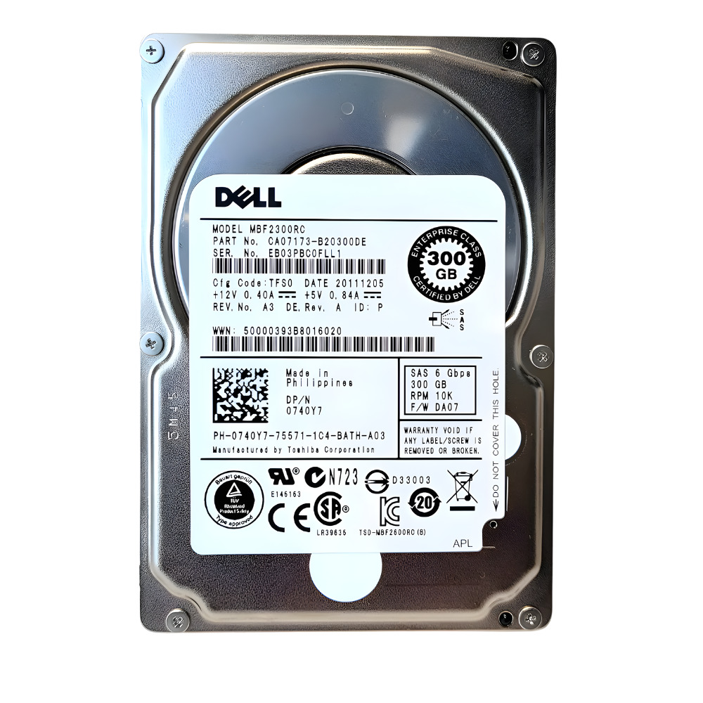 Disco Rigido Interno Dell 300Gb 10K 12Gbp/s SAS - 1V8200-150 - 0YJ2KH - Imagem 3
