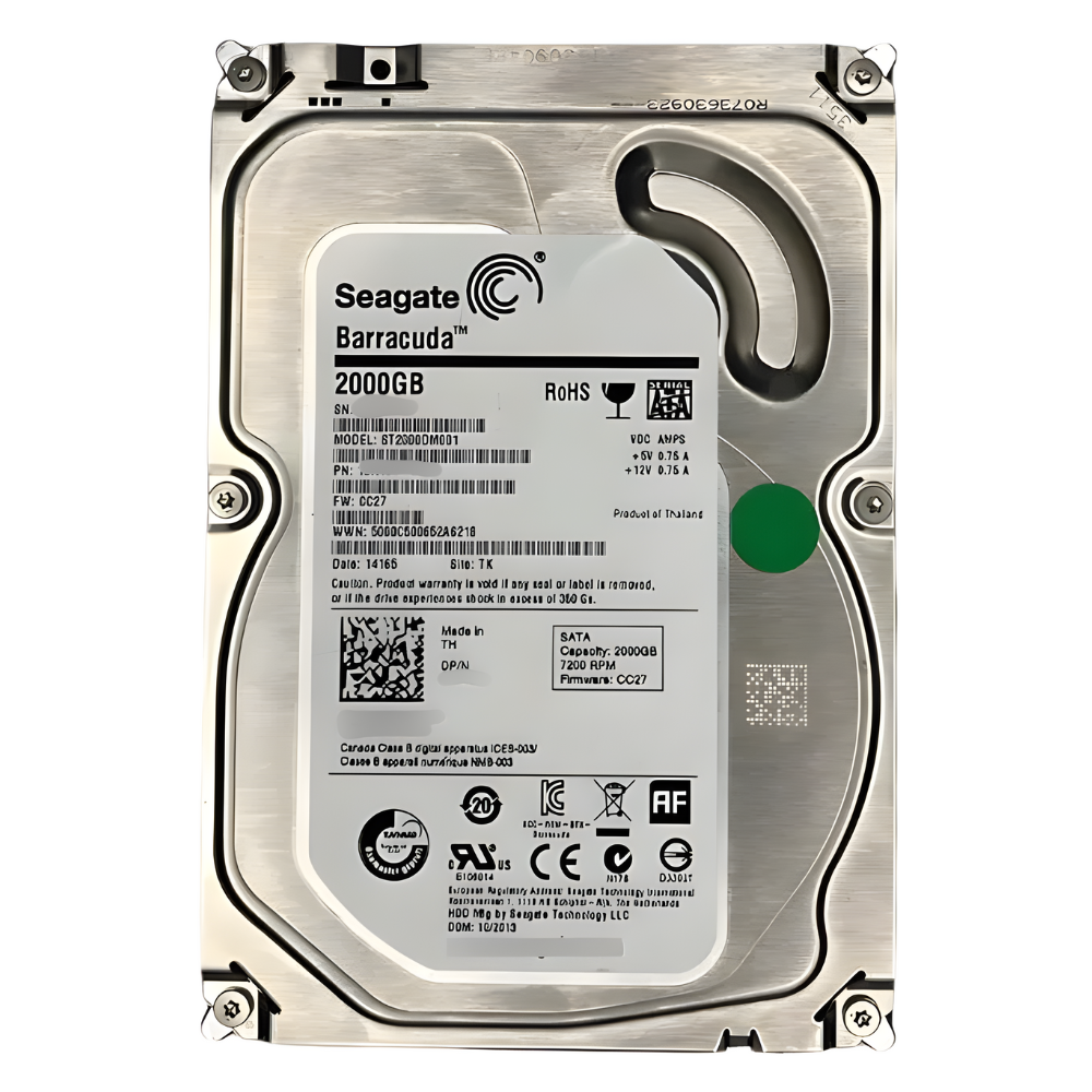 Disco Rígido Interno Seagate 2TB 7.2K 3.5 SATA - 9JW168-268 - Imagem 3