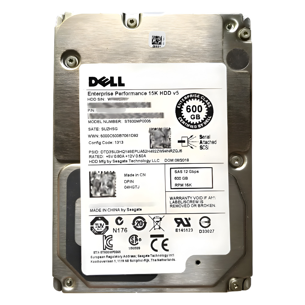 Disco Rigido Interno Dell 600Gb 15K 12Gbps 2.5 SAS - 1MJ200-151 - 04HGTH - Imagem 3