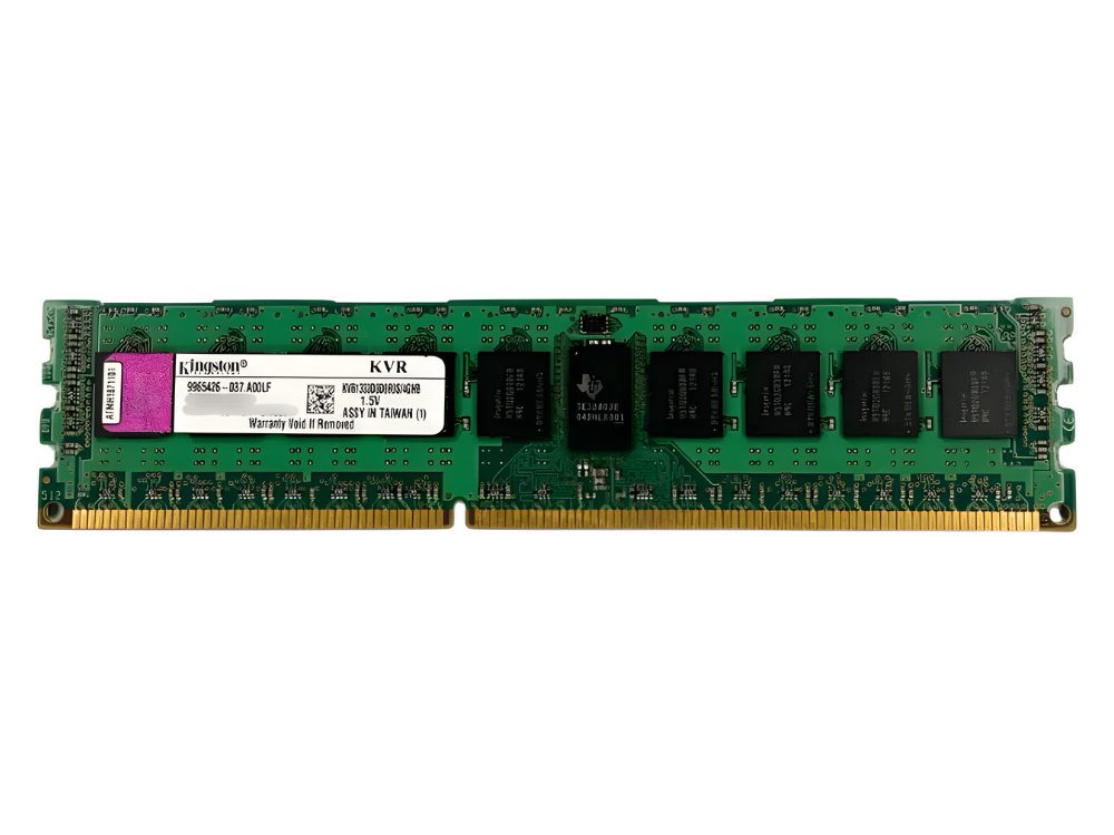 Memória Kingston PC3 10600R 4Gb 2Rx8 - KVR1333D3D8R9S/4GHB