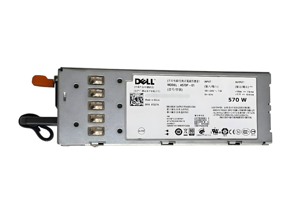 Alternative view of Fonte Servidor Dell 570W C570A-S0 R710 T610 - 0RXCPH