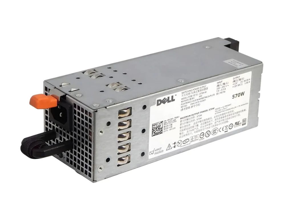Fonte Servidor Dell 570W C570A-S0 R710 T610 - 0RXCPH