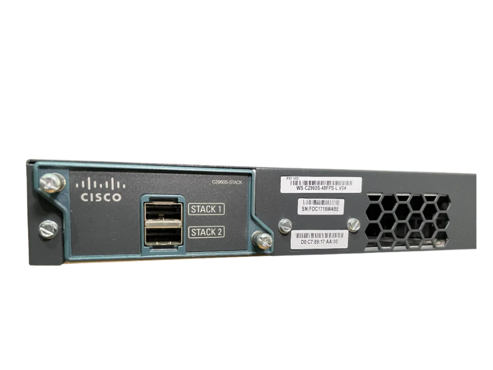 Switch Cisco WS-C2960S-48FPS-L 48P 10/100/1000 PoE+ Mód. Stack - Imagem 3