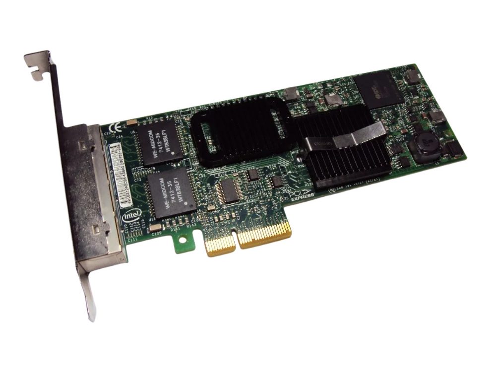 Placa de Rede RJ45 Intel 4 Portas 1Gb Pci-e - MY-0YT674