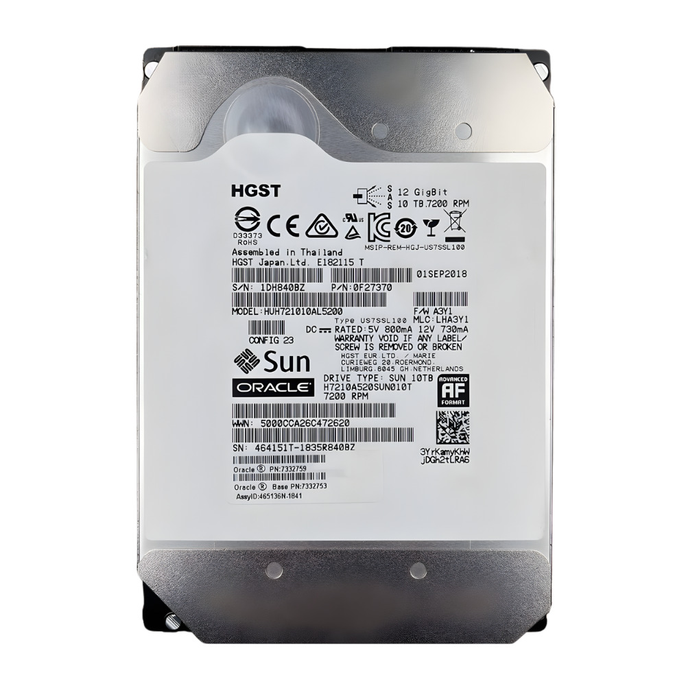 Disco Rígido Interno HGST 10Tb 7.2K 3.5 SAS - 0F27370 - Imagem 3