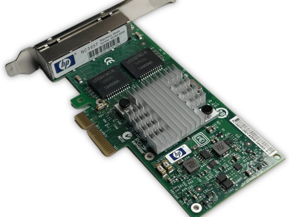 Placa de Rede RJ45 HP 1Gb 4 Portas - 593743-001 - HSTNS-BN58