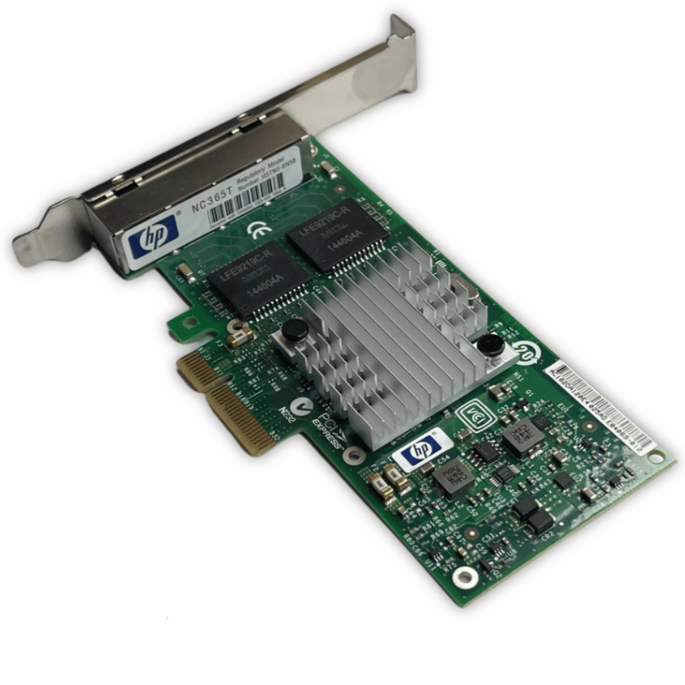 Placa de Rede RJ45 HP 1Gb 4 Portas - 593743-001 - HSTNS-BN58