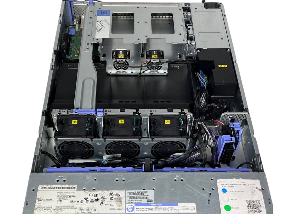 Alternative view of Servidor Ibm Quadrar Forensics 64GB Dual Octacore HD 18TB