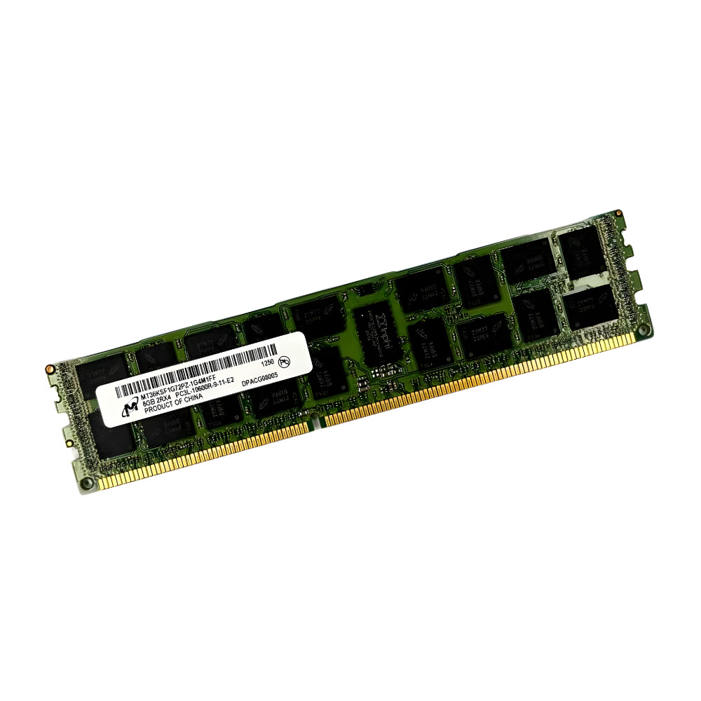 Memória Micron PC3L 10600R 8Gb 2Rx4 - MT36KSF1G72PZ-1G4M1FF