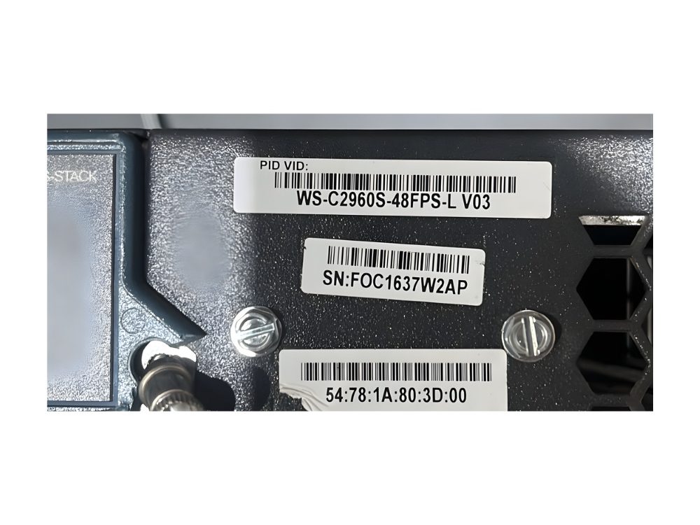 Alternative view of Switch Cisco WS-C2960S-48FPS-L 48P 10/100/1000 PoE+ Mód. Stack