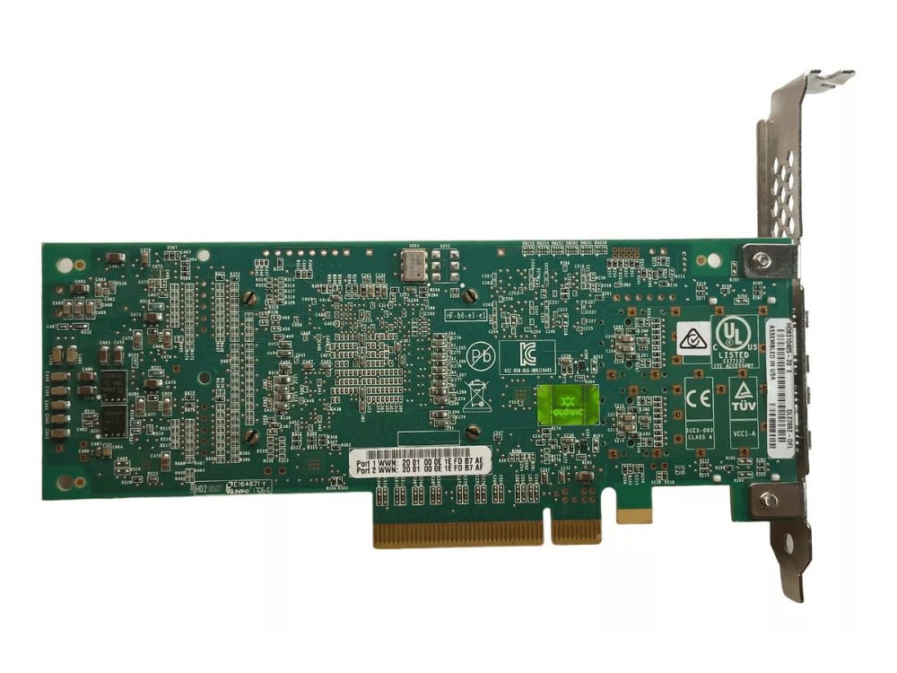 Alternative view of Placa HBA Dell Qlogic 16g 2 Portas Sfp+ - 0H8T43