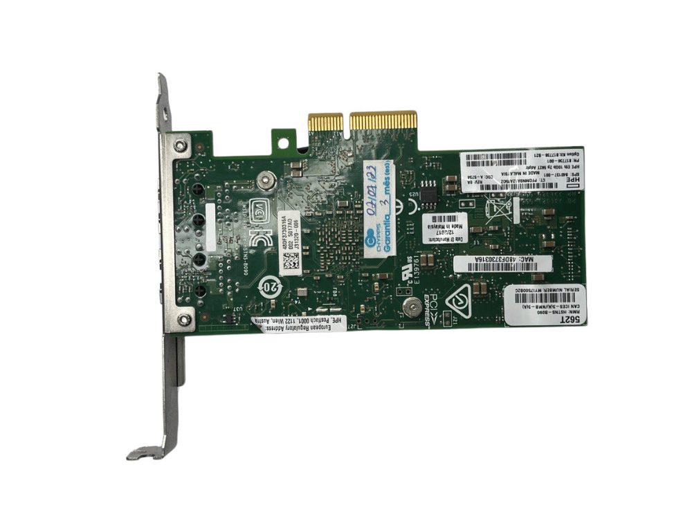 Alternative view of Placa de Rede RJ45 HPE 562T 10Gb 2 Portas - HSTNS-B090