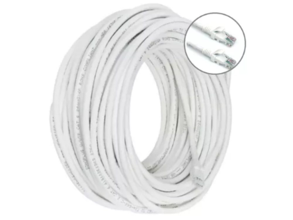 Alternative view of Cabo de Rede RJ45 Patch Cord Cat6 6,1m - PC-ETH6U50WH
