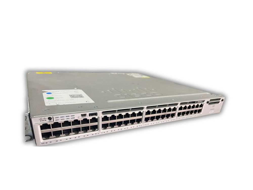 Alternative view of Switch Cisco WS-C3850-48T 48P GB + NM Blank L3 Gerenciável