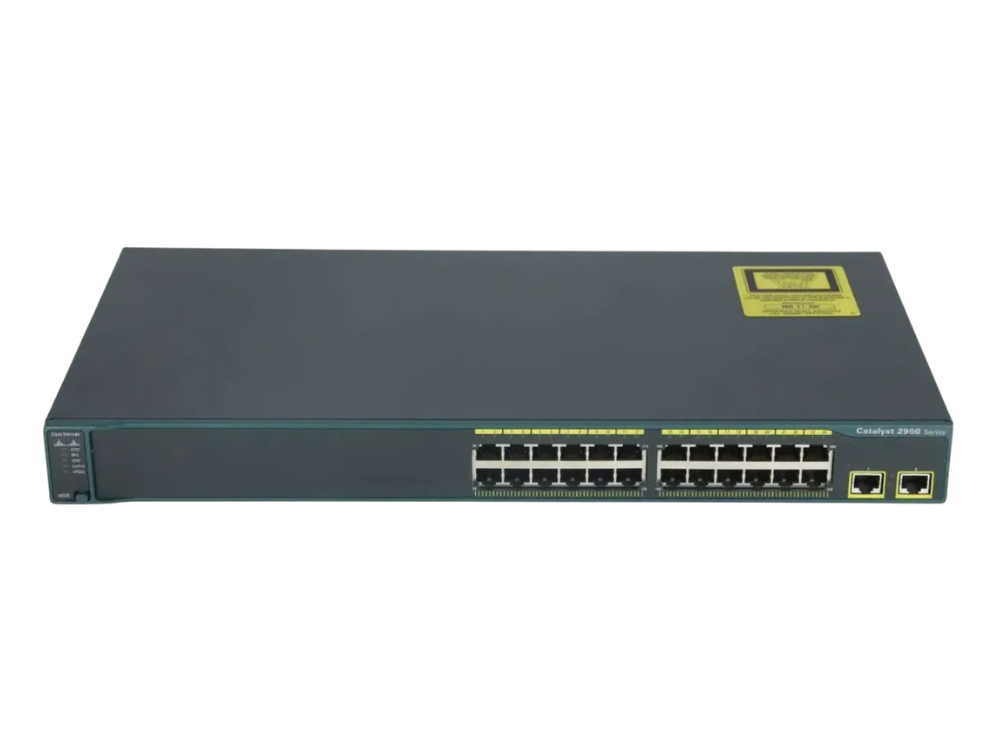 Switch Cisco C2960-24TT-L Catalyste 2960 series 24 portas 10/100