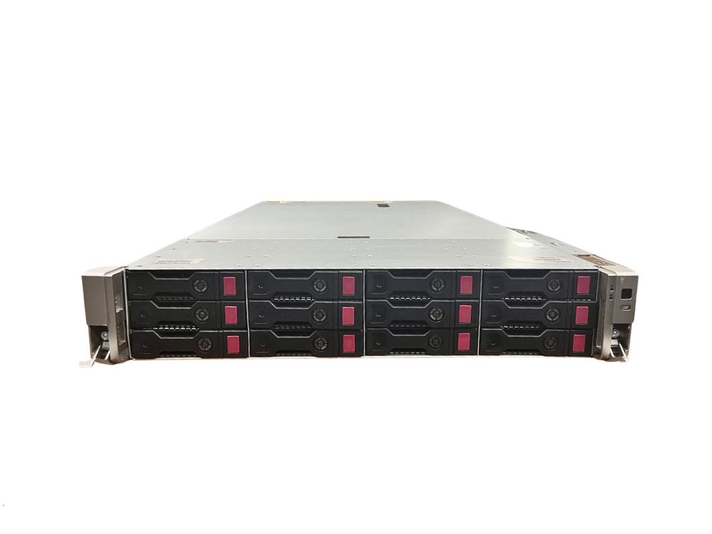 Servidor HPE DL380 G9 12LFF + 2SFF Traseira Dual E5-2680v4 64GB 12x HD 4TB