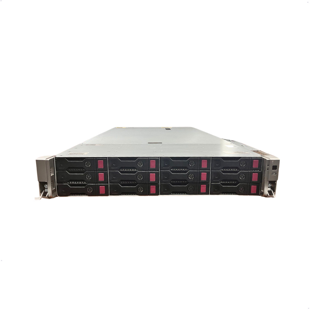 Servidor HPE DL380 G9 12LFF + 2SFF Traseira Dual E5-2680v4 64GB 12x HD 4TB