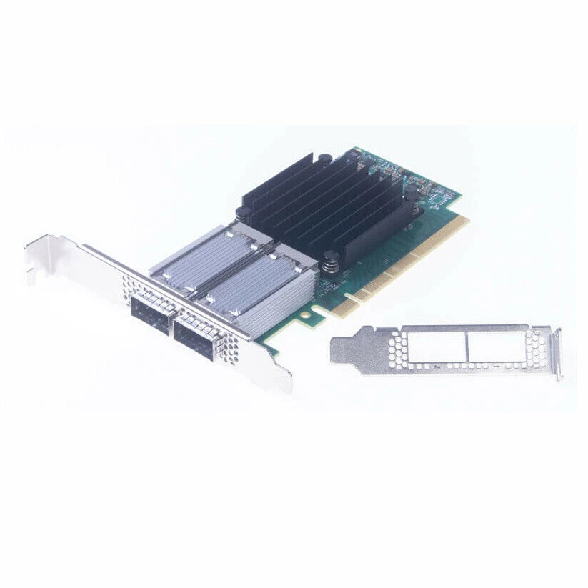 Placa de rede Mellanox ConnectX-4 MCX456A-ECAT porta dupla VPI 100GbE 2 portas QSFP+ Low Profile - Imagem 2