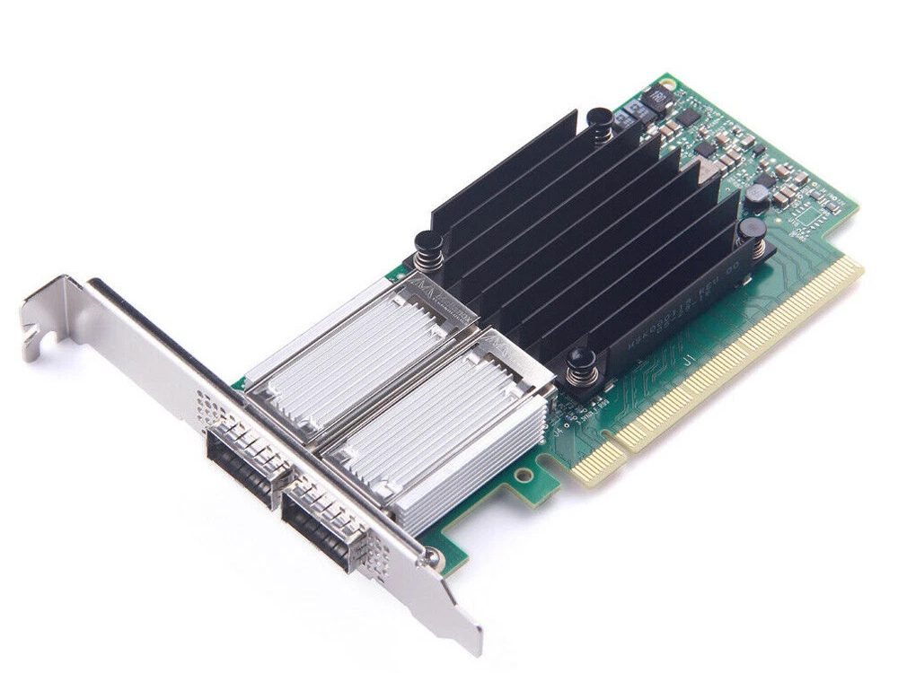 Placa de rede Mellanox ConnectX-4 MCX456A-ECAT porta dupla VPI 100GbE 2 portas QSFP+ Low Profile - Imagem 5