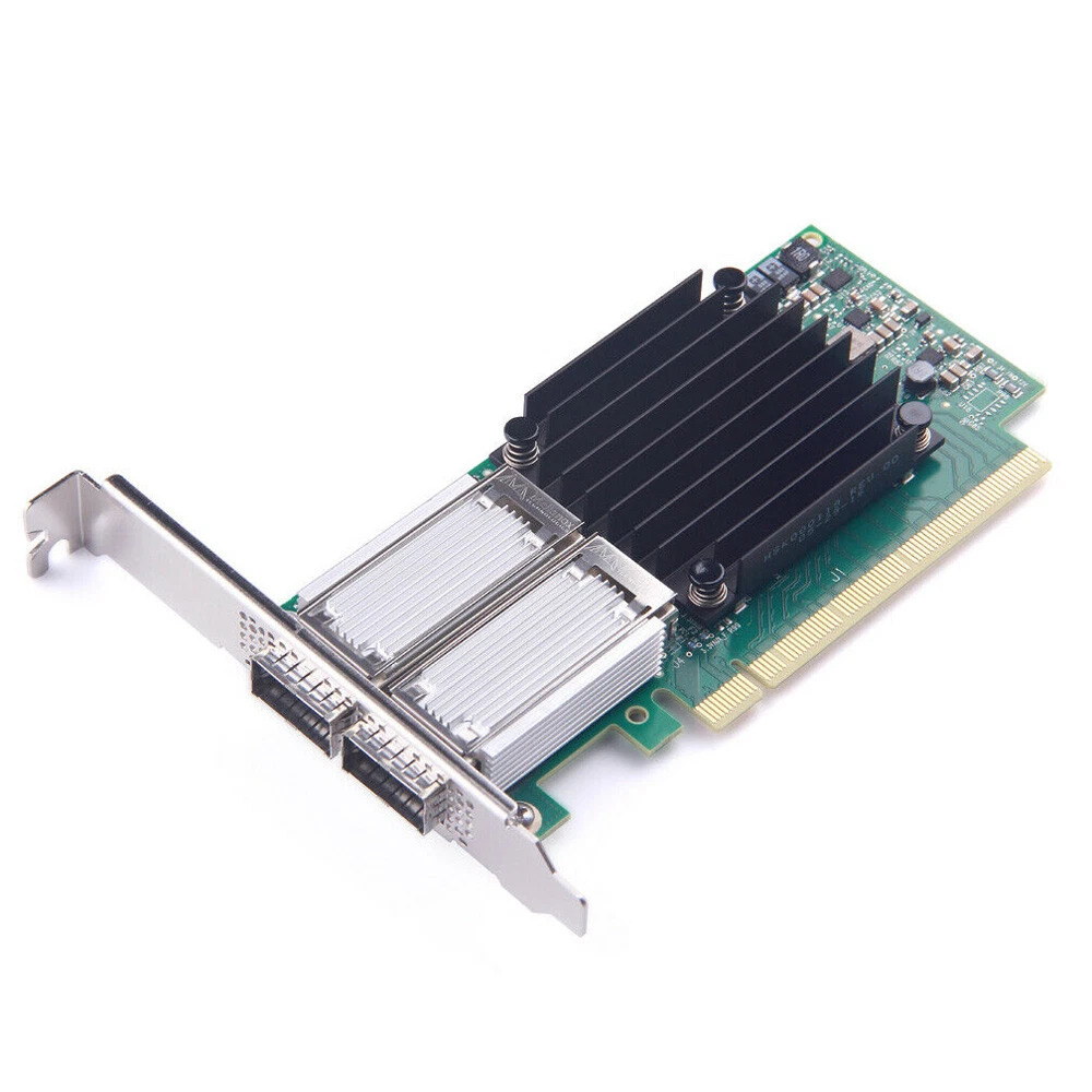 Placa de rede Mellanox ConnectX-4 MCX456A-ECAT porta dupla VPI 100GbE 2 portas QSFP+ Low Profile - Imagem 5