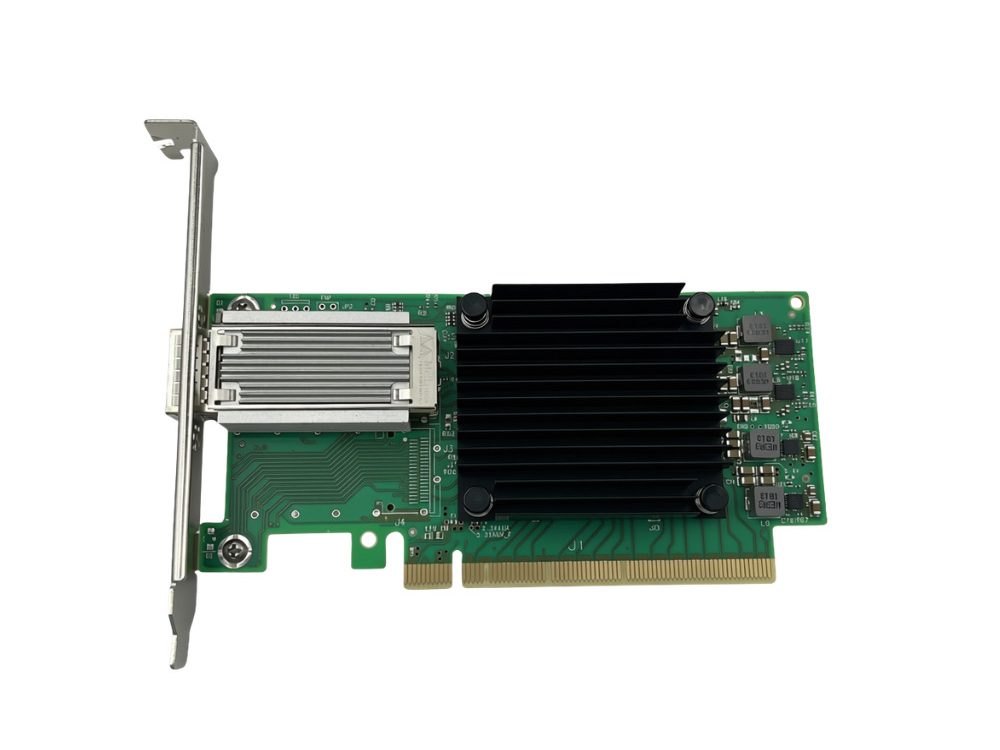 Placa de rede Mellanox ConnectX-5 CX555A PCIe3.0x16 100G QSFP28 MCX555A-ECAT 1 porta QSFP+
